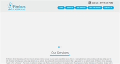 Desktop Screenshot of pittsborodentistry.com